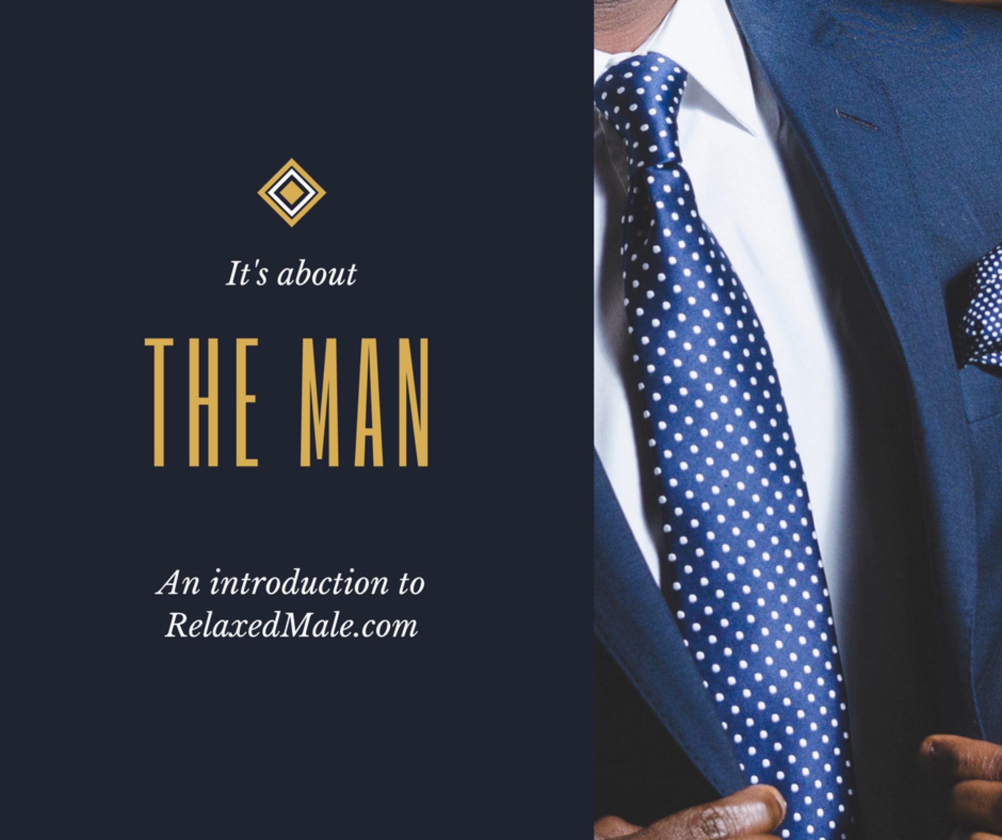 Who is the Relaxed Male? What is their purpose? We talk about it being about the site being for a guy.