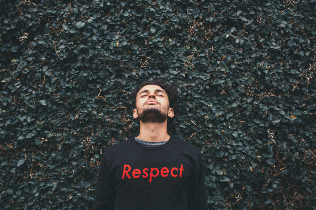 men you can get self-respect by treating yourself with respect