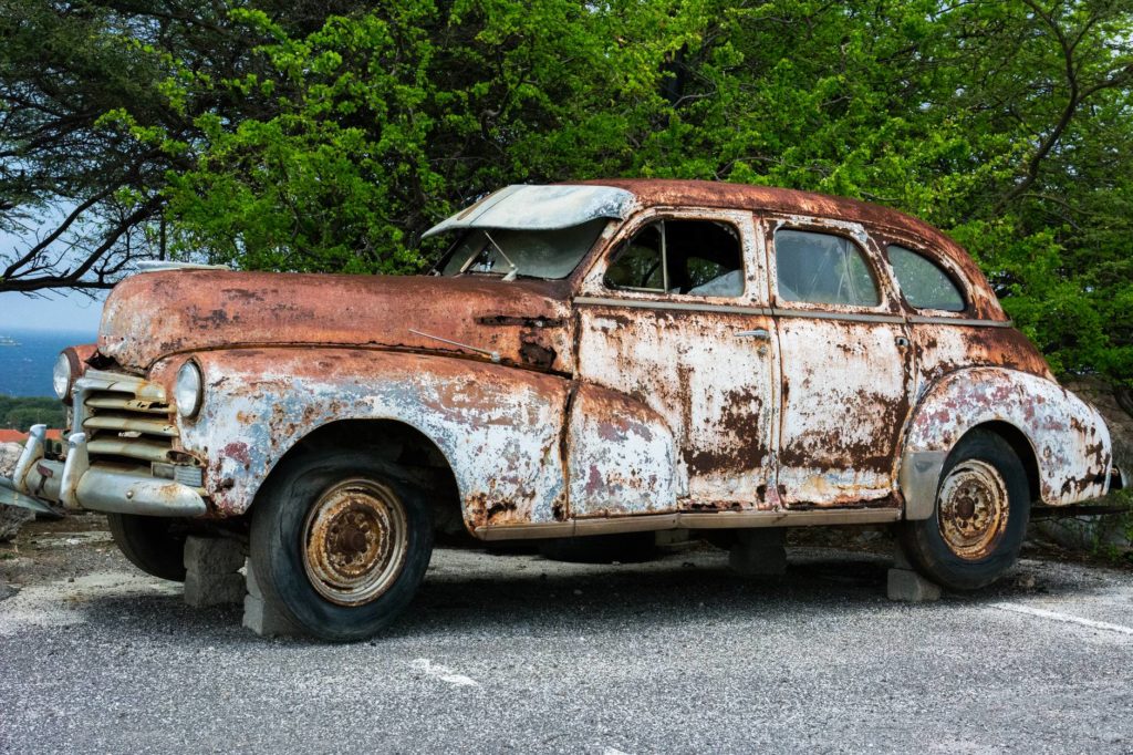 Like this broken rusted car, you too can be rusting without knowing it.